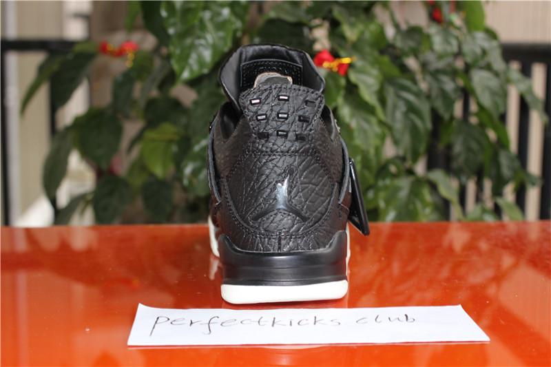 Authentic Air Jordan 4 Premium Black